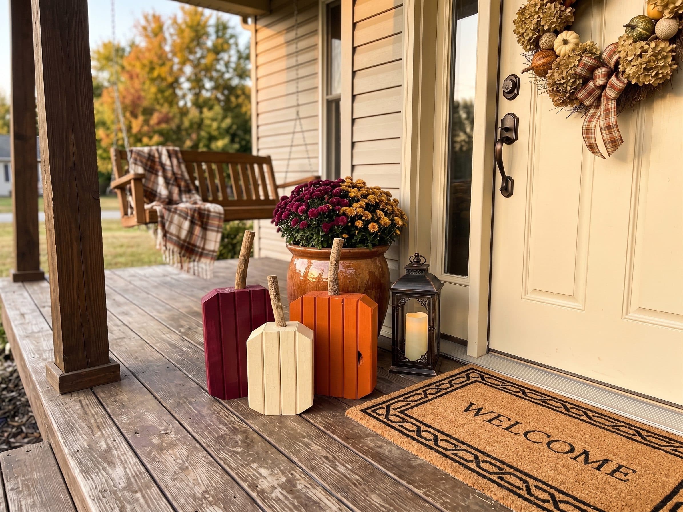 Handcrafted Pumpkins - Set of 3